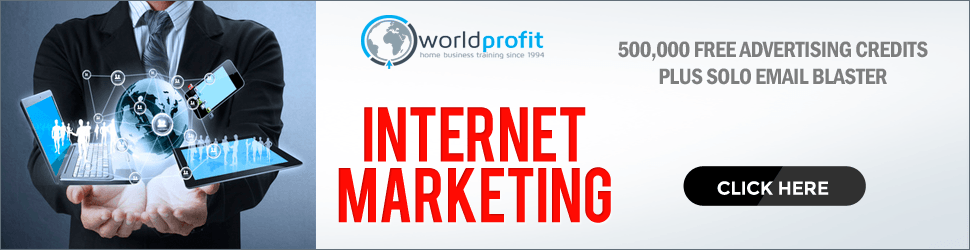 banner of worldprofit, 500,000 FREE ads credit